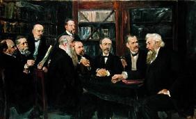 The Hamburg Convention of Professors, 1906 (oil on canvas) (see also 144760)