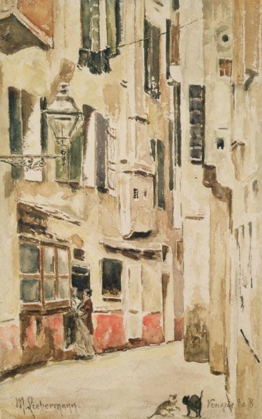 Venetian Street, 1878 (w/c on paper)