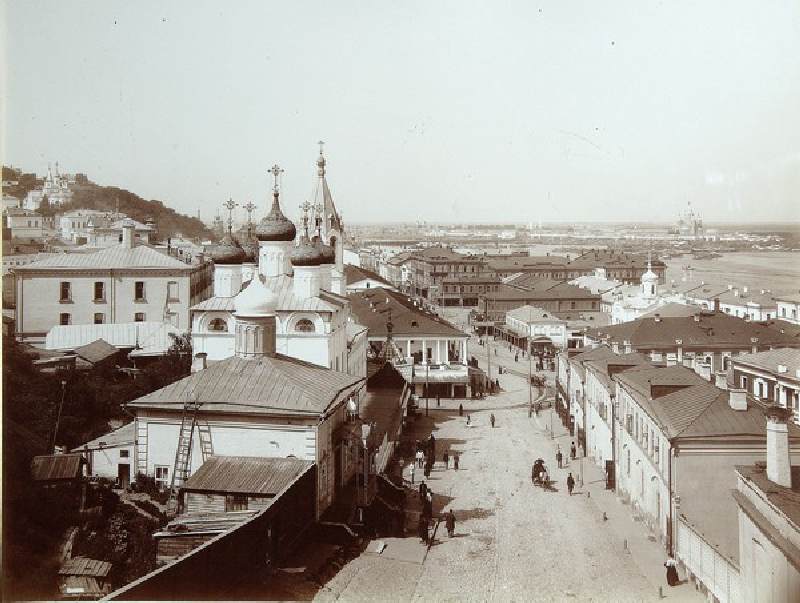 The church of the Nativity of John the Precursor in Nizhny Novgorod from Maxim Petrovich Dmitriev