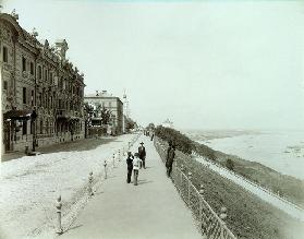 Strelka - confluence of Volga and Oka rivers in Nizhny Novgorod