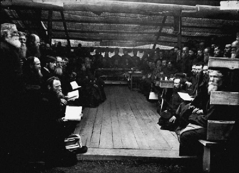 Meeting of Old Believers at Nizhny Novgorod from Maxim Petrovich Dmitriev