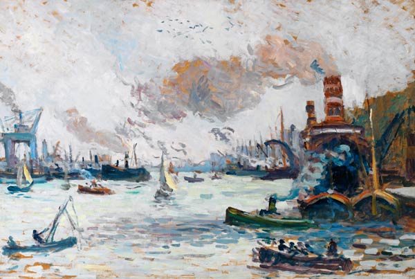 Der Hafen von Rotterdam from Maximilien Luce