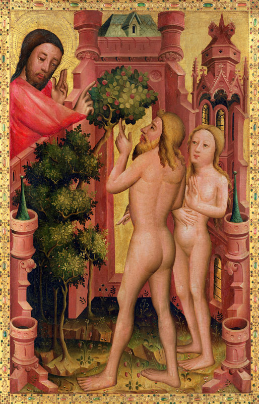 The Tree of Knowledge, detail from the Grabow Altarpiece from Meister Bertram