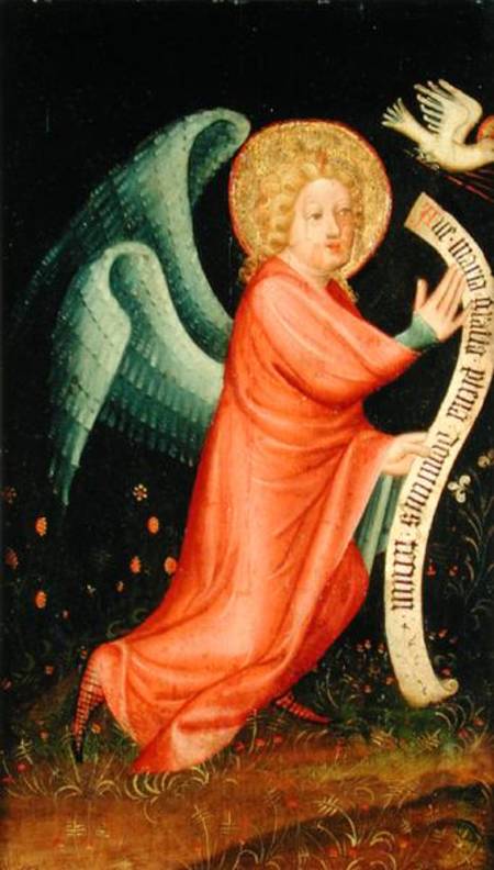 The Angel of the Annunciation, from The Harvester Altar from Meister Bertram
