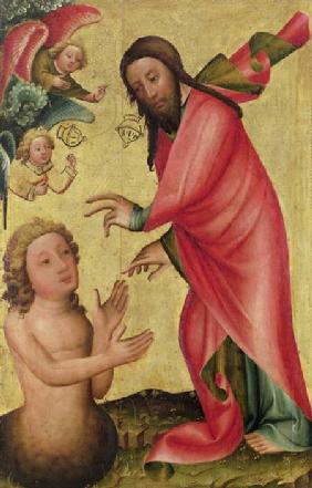 The Creation of Adam, detail from the Grabow Altarpiece