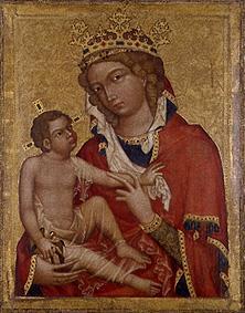Madonna mit Kind. from Meister d.Altars von Hohenfurth Werkst