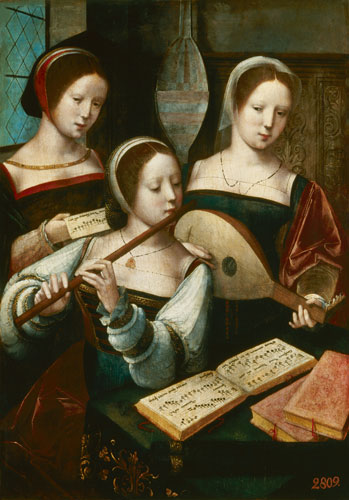 Musizierende Frauen from Meister der weibl.Halbfiguren