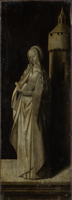 Hl. Barbara from Meister des Morrison-Triptychons