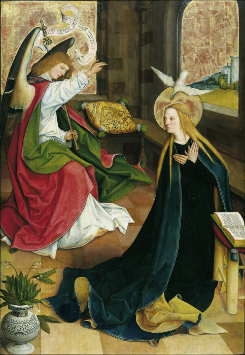 Verkündigung an Maria from Meister des Pfullendorfer Altars