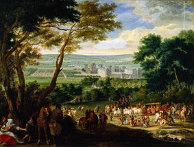 Die Ankunft Ludwigs XIV. in Vincennes. from Meister (Französischer)