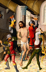 Die Geißelung Christi. from Meister (Niederländischer)