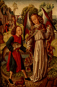 Tobias und der Engel from Meister (Niederländischer)