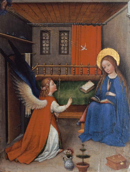 Die Verkündigung an Maria from Meister (Oberrheinischer)