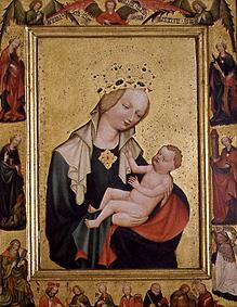 Die Madonna mit dem Jesusknaben from Meister (Tschechischer)