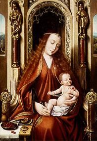 Die Jungfrau mit dem Kind auf dem Thron from Meister vom Heiligen Blut