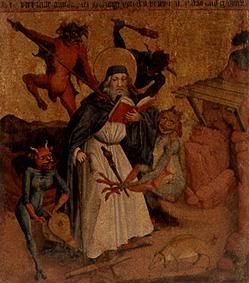 Die Versuchung des hl. Antonius. from Meister von 1445