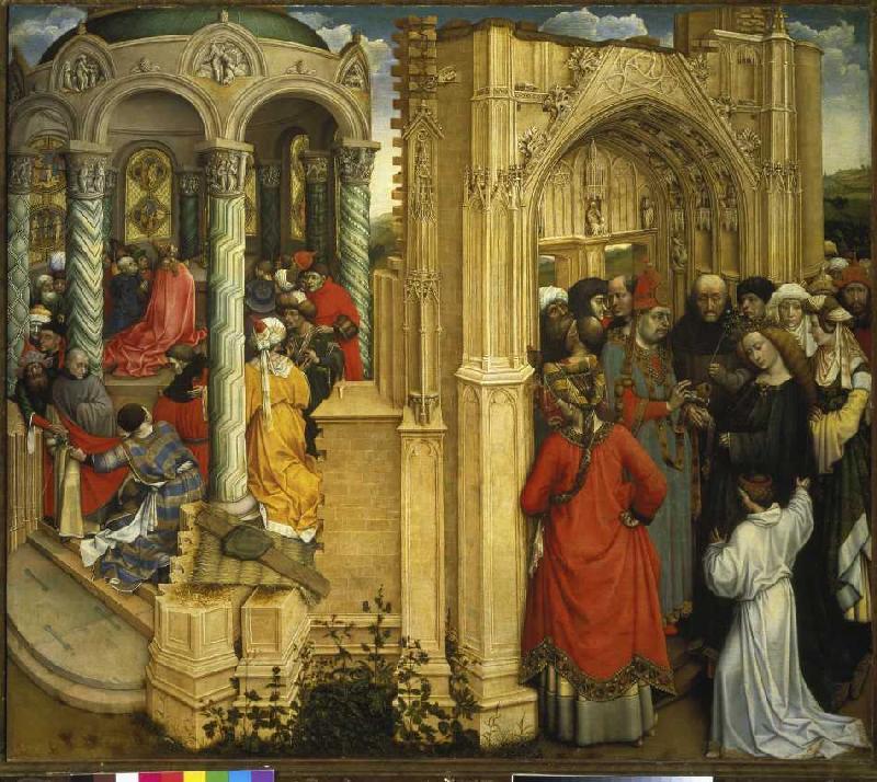 Die Hochzeit Mariae from Meister von Flémalle  R.Campin