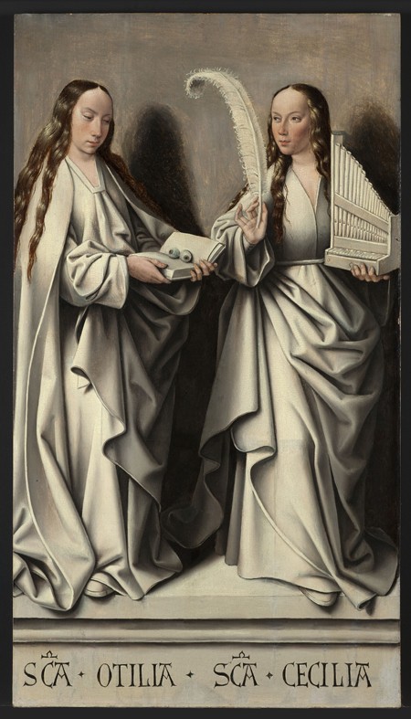 Saints Ottilia and Cecilia (Panel of the St Anne Altarpiece) from Meister von Frankfurt