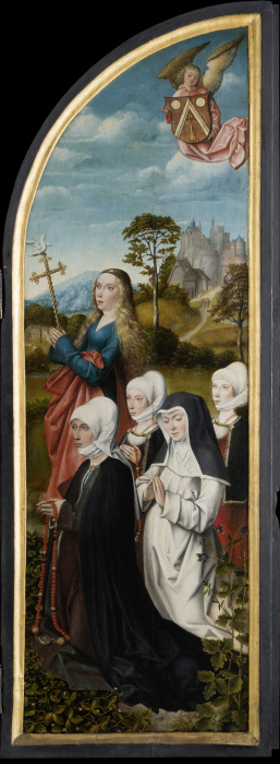 Hl. Margarethe mit den Stifterinnen from Meister von Frankfurt