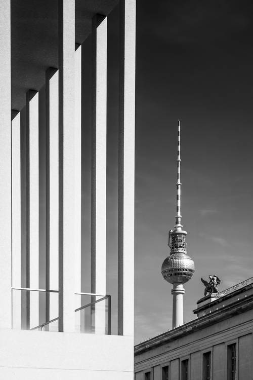 BERLIN Fernsehturm & Museumsinsel | Monochrom from Melanie Viola