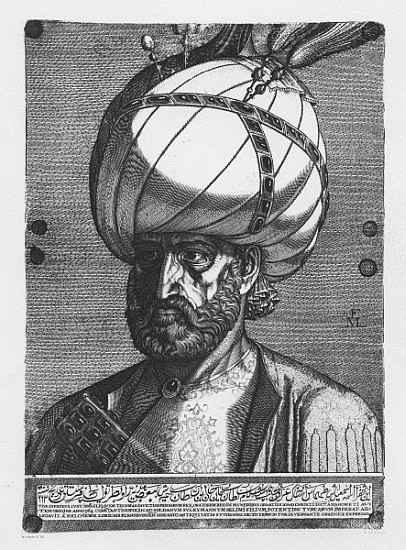 Suleiman the Magnificent from Melchior Lorck
