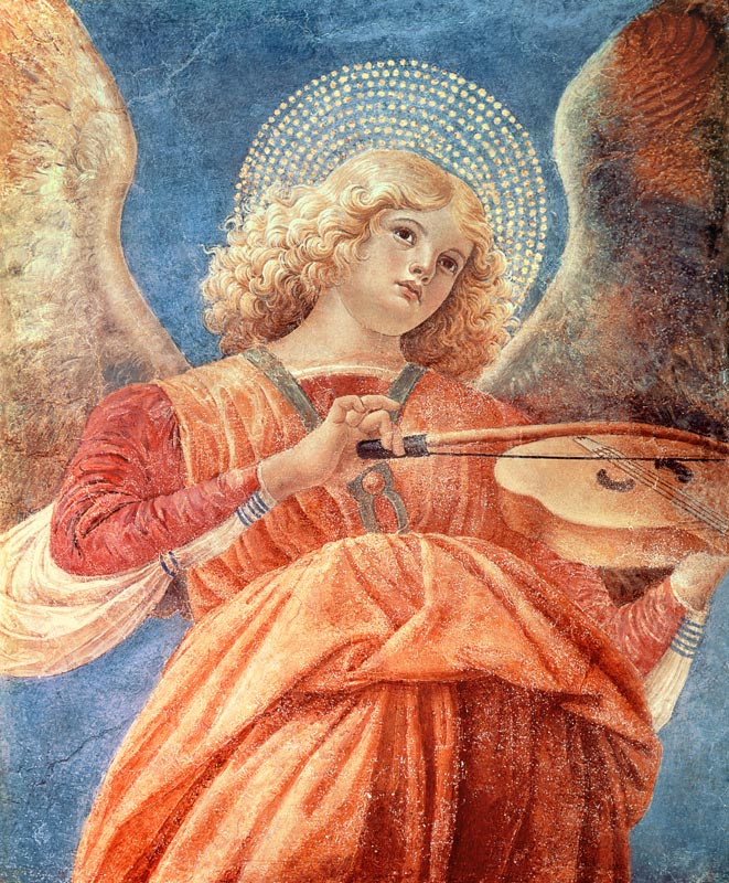 Musical Angel with Violin from Melozzo da Forli