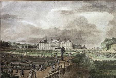 Chateau and Garden of Sceaux from Meunier