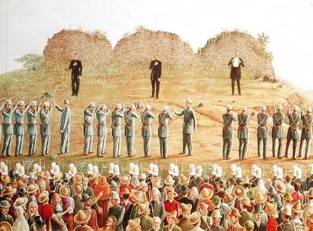 The Execution of Maximilian I (1832-67) from Mexican School