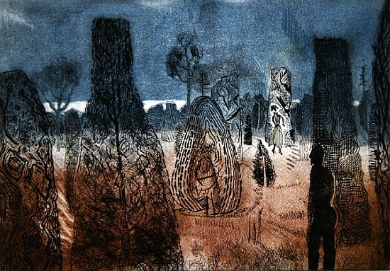 Encounter at Packwood (etching)  from Michael  Chase