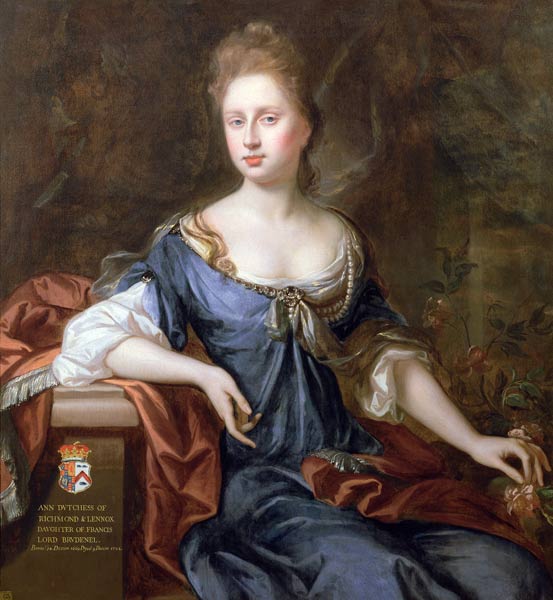 Anne, Duchess of Richmond (oil on canvas) from Michael Dahl