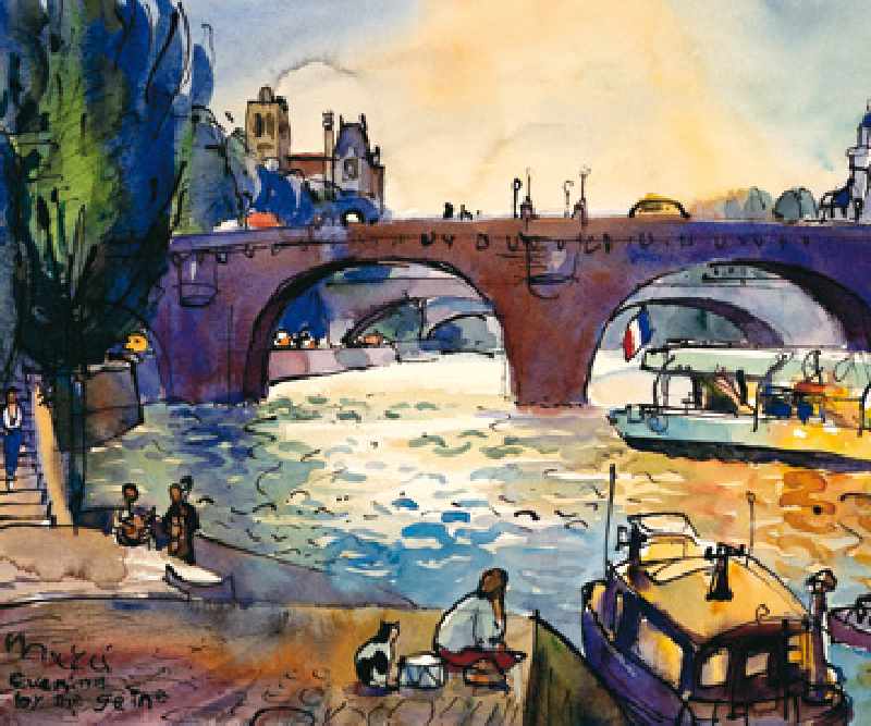 Evening by the Seine from Michael Leu