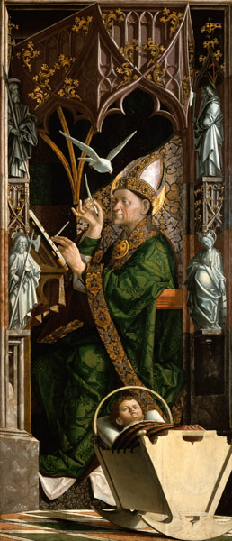 Pacher / St. Ambrosius / Altarpiece from Michael Pacher