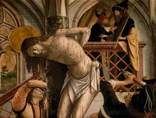 The Flagellation of Christ from Michael Pacher