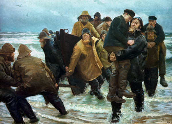 Die Mannschaft gerettet from Michael Peter Ancher