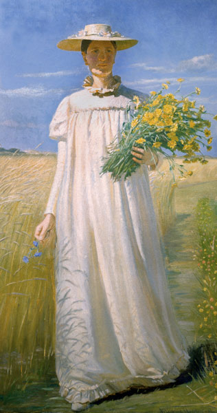 Anna Ancher from Michael Peter Ancher