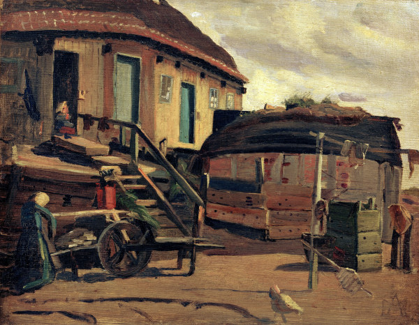 Fischer Jens Röntveds Haus from Michael Peter Ancher