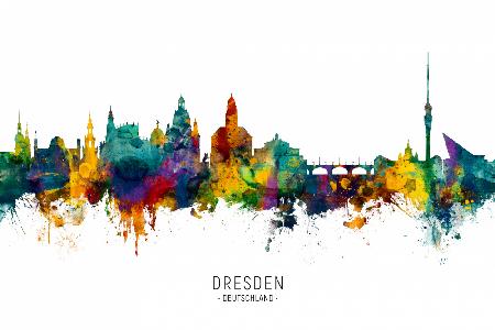 Dresden-Deutschland-Skyline