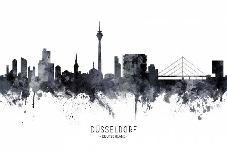 Düsseldorf-Deutschland-Skyline