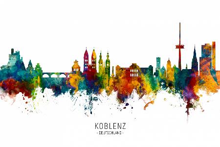 Koblenz Deutschland Skyline