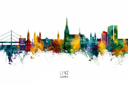 Linz-Österreich-Skyline