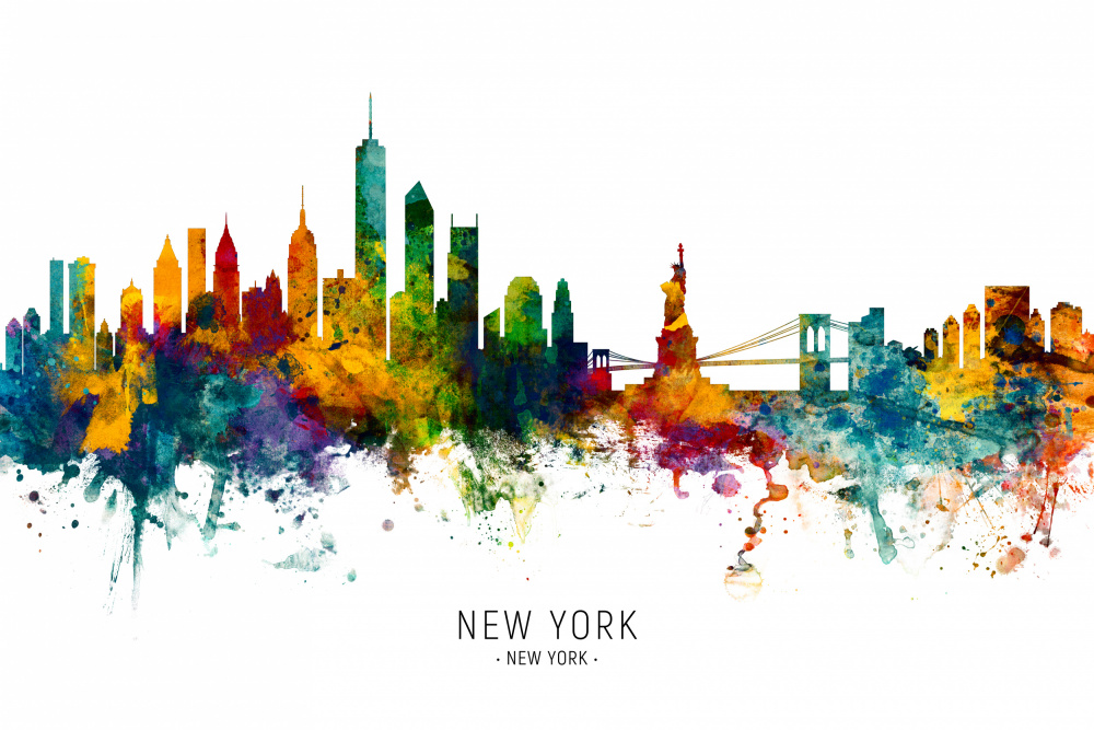 New Yorker Skyline from Michael Tompsett
