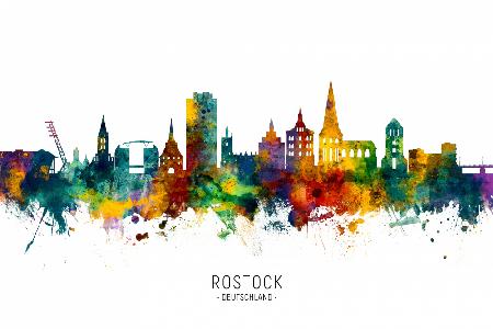 Rostock Deutschland Skyline