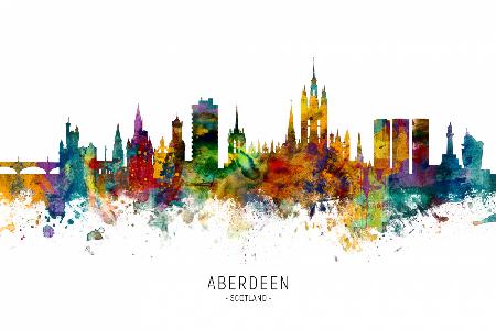 Skyline von Aberdeen,Schottland