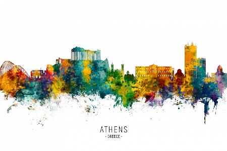 Skyline von Athen,Griechenland