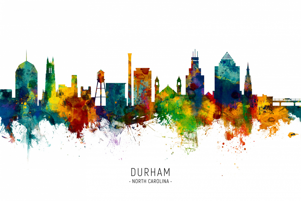 Skyline von Durham,North Carolina from Michael Tompsett