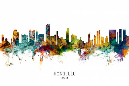 Skyline von Honolulu,Hawaii