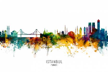 Skyline von Istanbul,Türkei