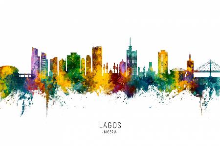 Skyline von Lagos,Nigeria