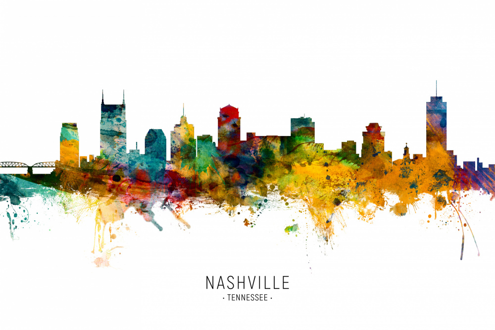 Skyline von Nashville,Tennessee from Michael Tompsett