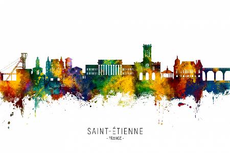 Skyline von Saint-Étienne,Frankreich